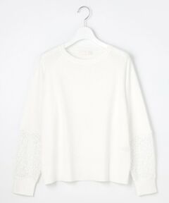 S size ONWARD(小さいサイズ) / エスサイズオンワード ニット・セーター | 【洗える】レースコンビ ニット