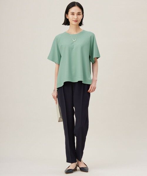 S size ONWARD(小さいサイズ) / エスサイズオンワード ニット・セーター | 【接触冷感・UVカット・洗える】クレープストレッチAライン ニット | 詳細5