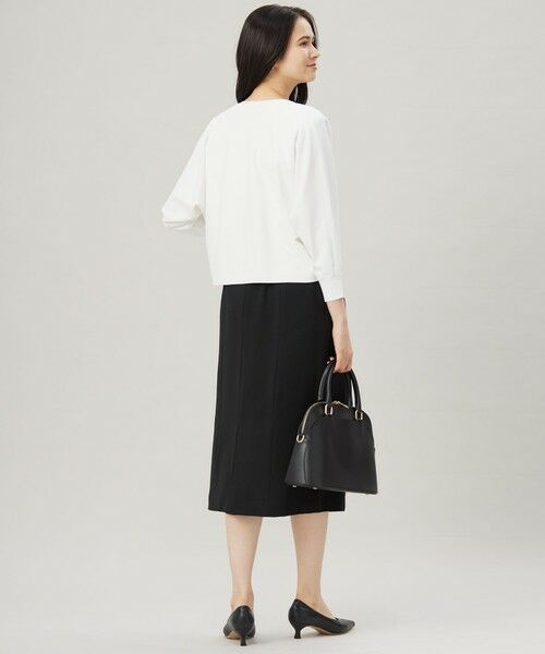 S size ONWARD(小さいサイズ) / エスサイズオンワード カーディガン・ボレロ | 【接触冷感・UVカット・洗える】クレープストレッチニット カーディガン | 詳細3