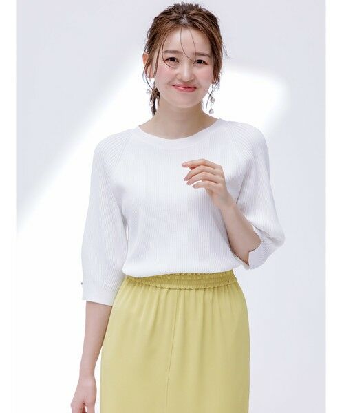 S size ONWARD(小さいサイズ) / エスサイズオンワード ニット・セーター | 【UVカット・洗える】コクーンスリーブ プルオーバー | 詳細2