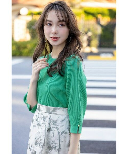 S size ONWARD(小さいサイズ) / エスサイズオンワード ニット・セーター | 【UVカット・洗える】コクーンスリーブ プルオーバー | 詳細6