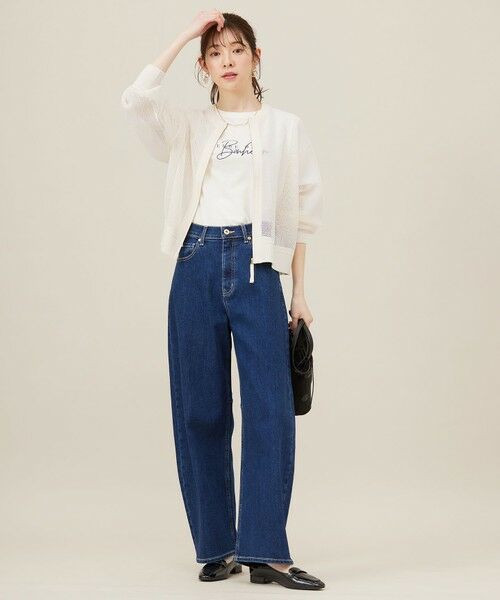 S size ONWARD(小さいサイズ) / エスサイズオンワード ブルゾン | 【洗える】メッシュニット ブルゾン | 詳細3