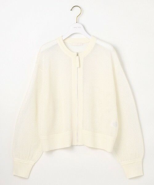 S size ONWARD(小さいサイズ) / エスサイズオンワード ブルゾン | 【洗える】メッシュニット ブルゾン | 詳細6