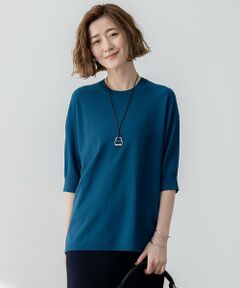 S size ONWARD(小さいサイズ) / エスサイズオンワード ニット・セーター | 【洗える】レーヨンポリエステルストレッチ ドルマン ニット