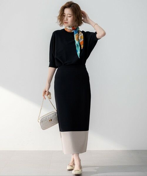 S size ONWARD(小さいサイズ) / エスサイズオンワード ニット・セーター | 【洗える】レーヨンポリエステルストレッチ ドルマン ニット | 詳細6