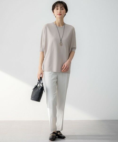 S size ONWARD(小さいサイズ) / エスサイズオンワード ニット・セーター | 【洗える】レーヨンポリエステルストレッチ ドルマン ニット | 詳細16