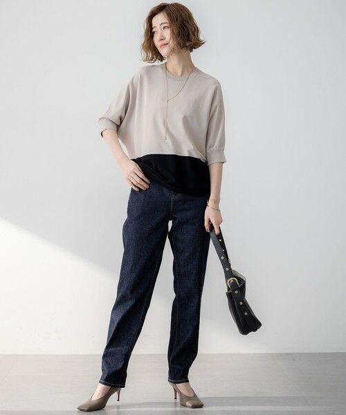 S size ONWARD(小さいサイズ) / エスサイズオンワード ニット・セーター | 【洗える】レーヨンポリエステルストレッチ ドルマン ニット | 詳細26