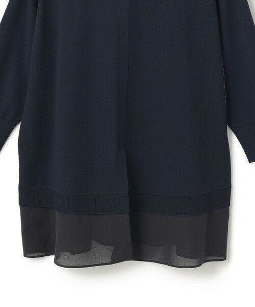 S size ONWARD(小さいサイズ) / エスサイズオンワード ニット・セーター | 【洗える】レーヨンポリエステルストレッチ シャツコンビ ニット | 詳細13