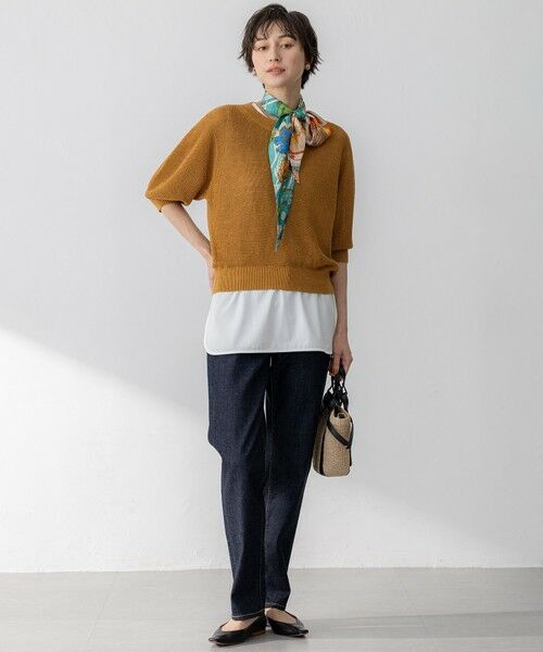 S size ONWARD(小さいサイズ) / エスサイズオンワード ニット・セーター | 【洗える】ピュアリネン パフスリーブ ニット | 詳細8