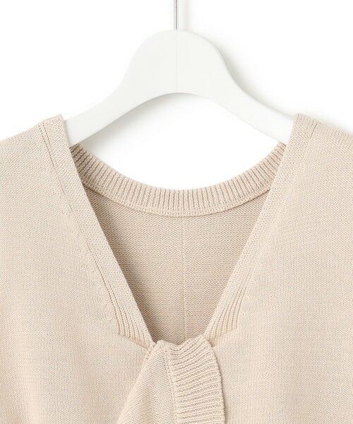 S size ONWARD(小さいサイズ) / エスサイズオンワード ニット・セーター | 【洗える】ツイストデザイン ノースリーブ ニット | 詳細8