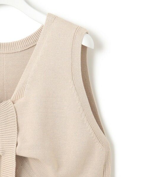 S size ONWARD(小さいサイズ) / エスサイズオンワード ニット・セーター | 【洗える】ツイストデザイン ノースリーブ ニット | 詳細9