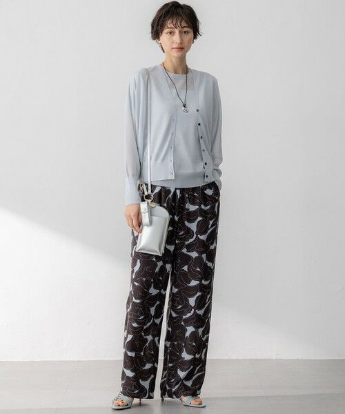 S size ONWARD(小さいサイズ) / エスサイズオンワード カーディガン・ボレロ | 【洗える】シャイニーシアー ドルマンスリーブ カーディガン | 詳細13