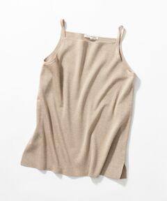 S size ONWARD(小さいサイズ) / エスサイズオンワード キャミソール・チューブトップ | 【洗える】シャイニーシアー ニット キャミソール