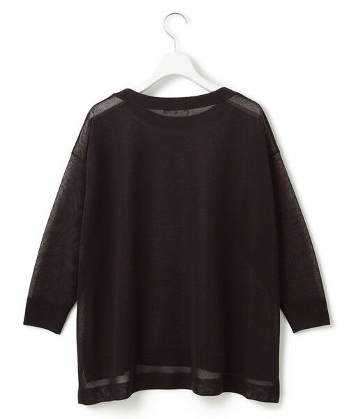 S size ONWARD(小さいサイズ) / エスサイズオンワード ニット・セーター | 【洗える】シャイニーシアー ボートネック ニット | 詳細5