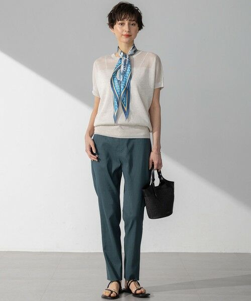 S size ONWARD(小さいサイズ) / エスサイズオンワード ニット・セーター | 【洗える】シャイニーシアー ドルマン ニット | 詳細1