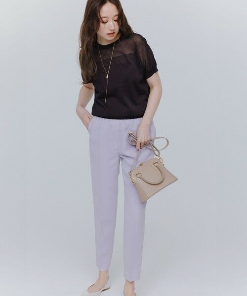 S size ONWARD(小さいサイズ) / エスサイズオンワード ニット・セーター | 【洗える】シャイニーシアー ドルマン ニット | 詳細9