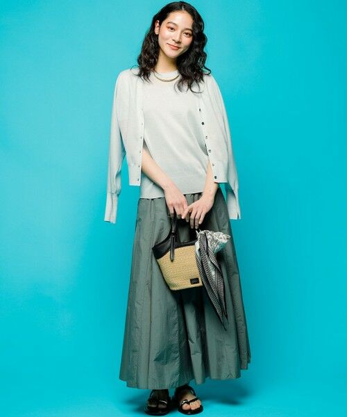 S size ONWARD(小さいサイズ) / エスサイズオンワード ニット・セーター | 【洗える】シャイニーシアー ドルマン ニット | 詳細14