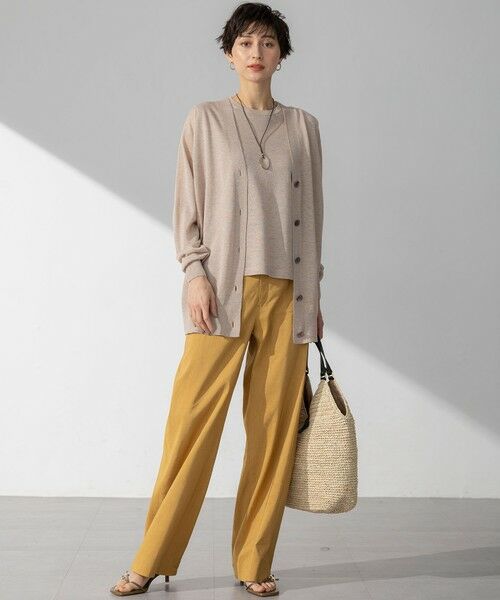 S size ONWARD(小さいサイズ) / エスサイズオンワード カーディガン・ボレロ | 【CanCam10月号掲載/CLASSY.10月号掲載】シャイニーシアー カーディガン | 詳細14