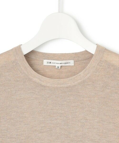 S size ONWARD(小さいサイズ) / エスサイズオンワード ニット・セーター | 【CanCam10月号掲載/新色追加】シャイニーシアー ノースリーブ ニット | 詳細16