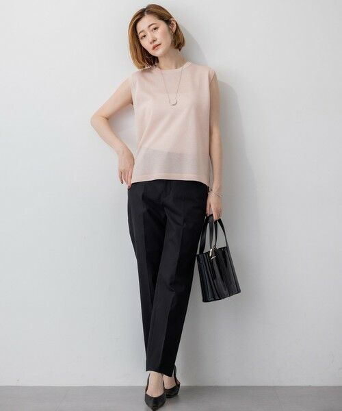 S size ONWARD(小さいサイズ) / エスサイズオンワード ニット・セーター | 【CanCam10月号掲載/新色追加】シャイニーシアー ノースリーブ ニット | 詳細21