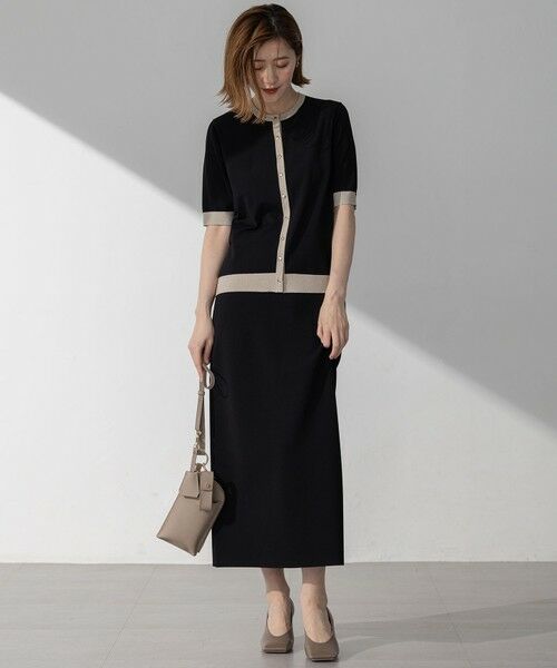 S size ONWARD(小さいサイズ) / エスサイズオンワード カーディガン・ボレロ | 【WEB&一部店舗限定/洗える】レーヨンポリエステルストレッチ 半袖 カーディガン | 詳細1