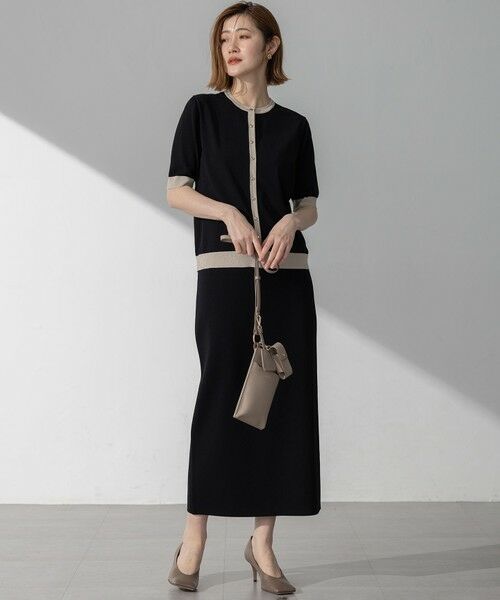 S size ONWARD(小さいサイズ) / エスサイズオンワード カーディガン・ボレロ | 【WEB&一部店舗限定/洗える】レーヨンポリエステルストレッチ 半袖 カーディガン | 詳細2