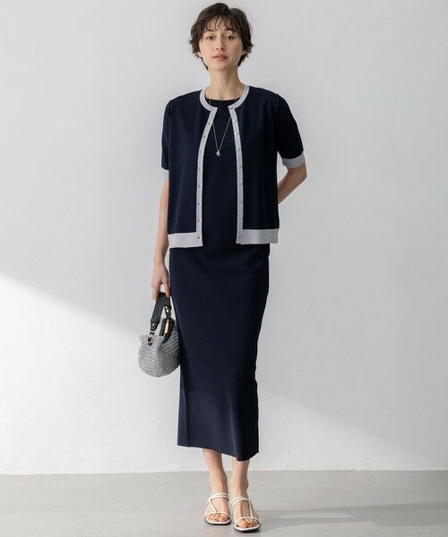 S size ONWARD(小さいサイズ) / エスサイズオンワード カーディガン・ボレロ | 【WEB&一部店舗限定/洗える】レーヨンポリエステルストレッチ 半袖 カーディガン | 詳細17