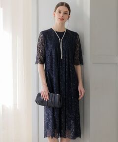 S size ONWARD(小さいサイズ) / エスサイズオンワード ドレス | 【APPLAUDIR】ブライトフラワーレース ドレス