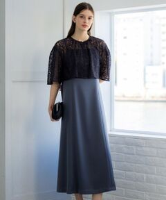 S size ONWARD(小さいサイズ) / エスサイズオンワード ドレス | 【APPLAUDIR】ブライトフラワーレースコンビ ドレス