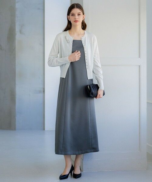 S size ONWARD(小さいサイズ) / エスサイズオンワード ドレス | 【APPLAUDIR】ブライトフラワーレースコンビ ドレス | 詳細5