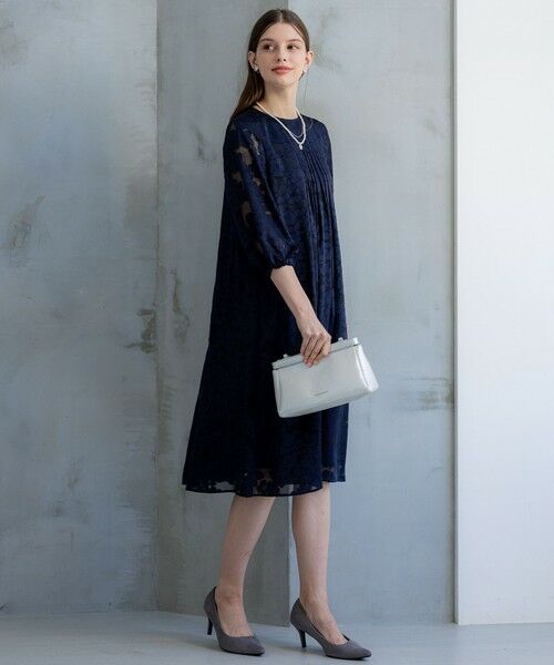 S size ONWARD(小さいサイズ) / エスサイズオンワード ドレス | 【APPLAUDIR】フラワーサテンオパール ドレス | 詳細7