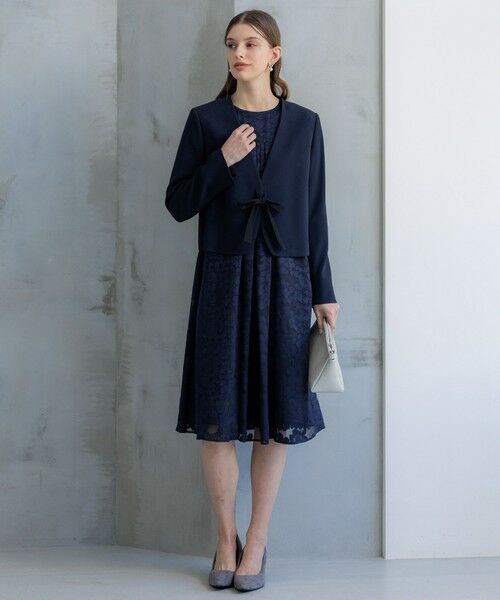 S size ONWARD(小さいサイズ) / エスサイズオンワード ドレス | 【APPLAUDIR】フラワーサテンオパール ドレス | 詳細8