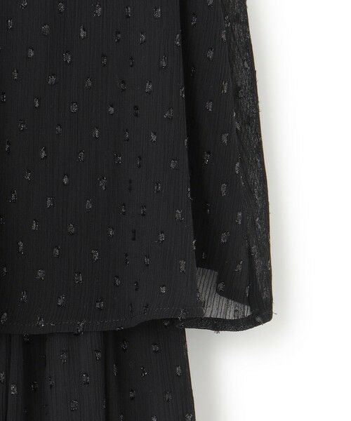 S size ONWARD(小さいサイズ) / エスサイズオンワード ドレス | 【APPLAUDIR】ドットシアークレープ ドレス | 詳細9