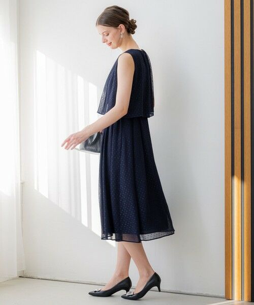 S size ONWARD(小さいサイズ) / エスサイズオンワード ドレス | 【APPLAUDIR】ドットシアークレープ ドレス | 詳細14