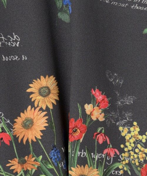 S size ONWARD(小さいサイズ) / エスサイズオンワード ロング・マキシ丈ワンピース | 【洗える】フラワーガーデンプリント ワンピース | 詳細10