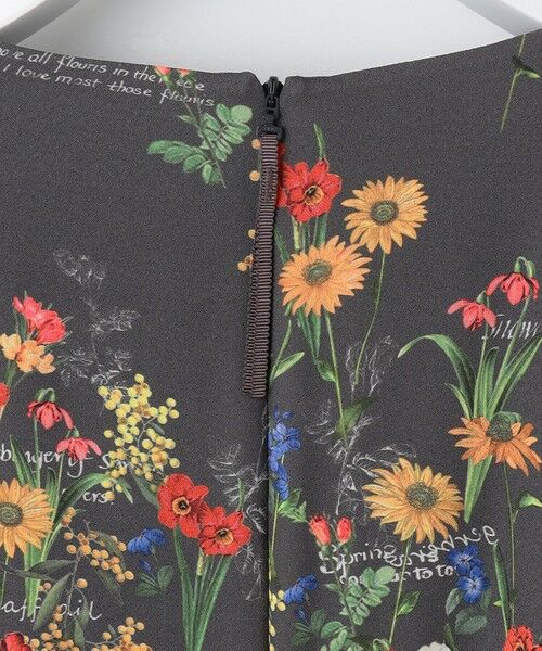 S size ONWARD(小さいサイズ) / エスサイズオンワード ロング・マキシ丈ワンピース | 【洗える】フラワーガーデンプリント ワンピース | 詳細12