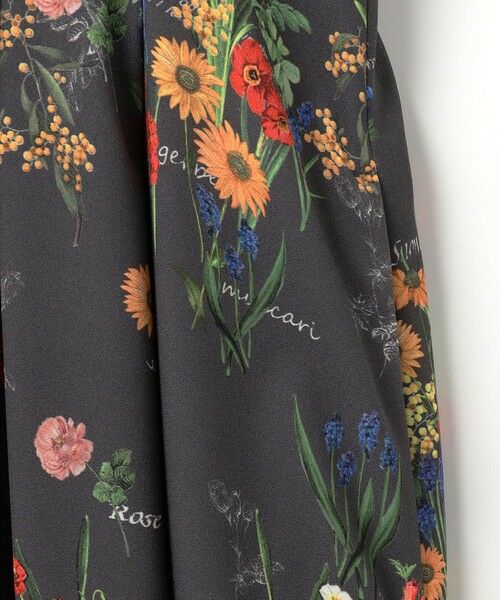 S size ONWARD(小さいサイズ) / エスサイズオンワード ロング・マキシ丈ワンピース | 【洗える】フラワーガーデンプリント ワンピース | 詳細15