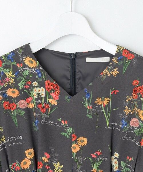 S size ONWARD(小さいサイズ) / エスサイズオンワード ロング・マキシ丈ワンピース | 【洗える】フラワーガーデンプリント ワンピース | 詳細7