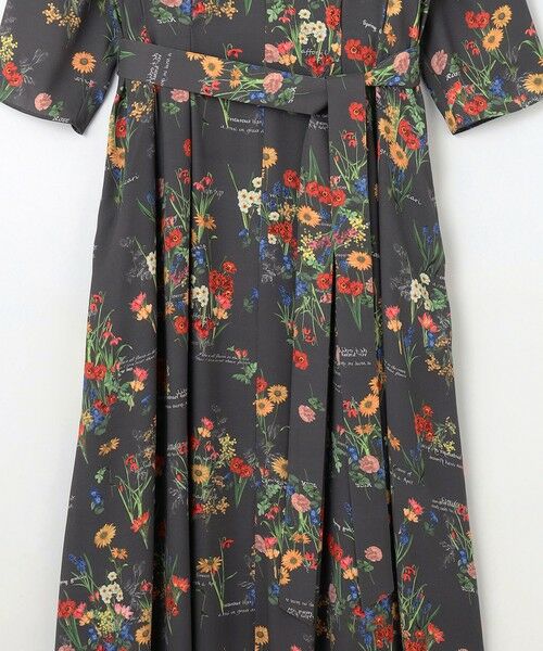 S size ONWARD(小さいサイズ) / エスサイズオンワード ロング・マキシ丈ワンピース | 【洗える】フラワーガーデンプリント ワンピース | 詳細8