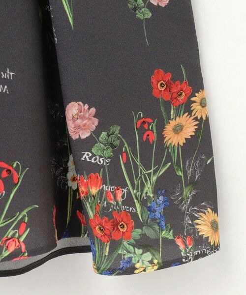 S size ONWARD(小さいサイズ) / エスサイズオンワード ロング・マキシ丈ワンピース | 【洗える】フラワーガーデンプリント ワンピース | 詳細9