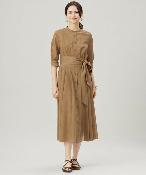 S size ONWARD(小さいサイズ) / エスサイズオンワード ロング・マキシ丈ワンピース | 【洗える】シアー ドレス | 詳細10