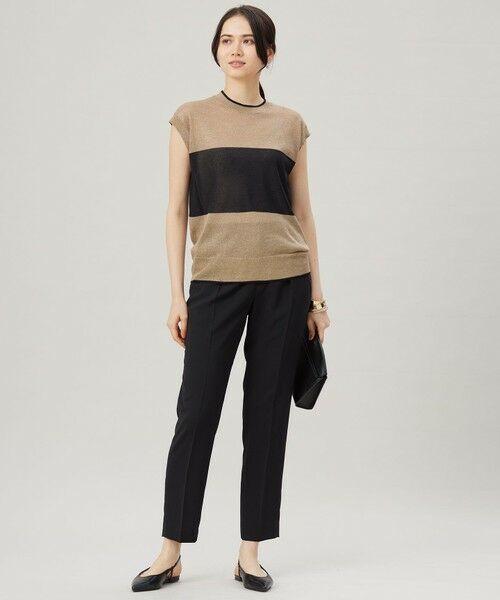 S size ONWARD(小さいサイズ) / エスサイズオンワード その他パンツ | 【セットアップ対応・接触冷感・UVケア・洗える】ライトストレッチテーパード パンツ | 詳細15