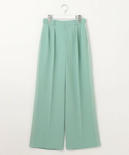 S size ONWARD(小さいサイズ) / エスサイズオンワード その他パンツ | 【SHIHOさんコラボ・洗える】バックサテンジョーゼットワイド パンツ | 詳細13