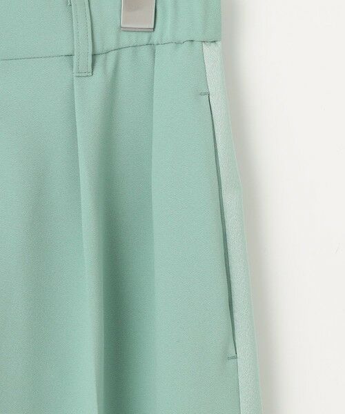 S size ONWARD(小さいサイズ) / エスサイズオンワード その他パンツ | 【SHIHOさんコラボ・洗える】バックサテンジョーゼットワイド パンツ | 詳細15