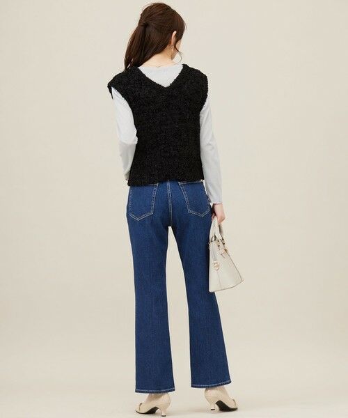 S size ONWARD(小さいサイズ) / エスサイズオンワード デニムパンツ | 【美Denimシリーズ】センタープレスセミフレア デニム | 詳細10