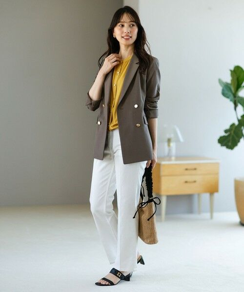 S size ONWARD(小さいサイズ) / エスサイズオンワード デニムパンツ | 【美Denimシリーズ】センタープレスセミフレア デニム | 詳細25