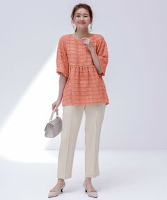 S size ONWARD(小さいサイズ) / エスサイズオンワード その他パンツ | 【撥水・接触冷感・UVカット】コンフォートイージー テーパードパンツ