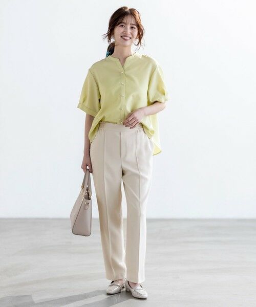 S size ONWARD(小さいサイズ) / エスサイズオンワード その他パンツ | 【撥水・接触冷感・UVカット】コンフォートイージー テーパードパンツ | 詳細2