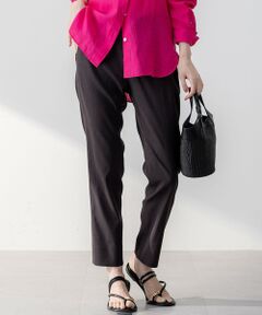 S size ONWARD(小さいサイズ) / エスサイズオンワード その他パンツ | 【洗える】リネンレーヨンストレッチ テーパード パンツ