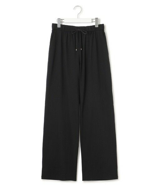 S size ONWARD(小さいサイズ) / エスサイズオンワード その他パンツ | 【洗える】リネンレーヨンストレッチ ドロスト ワイド パンツ | 詳細8